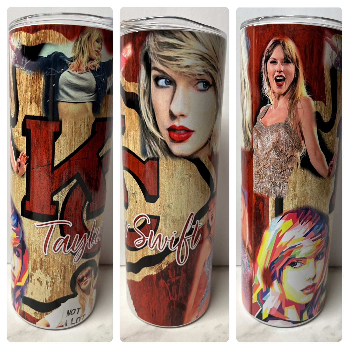 Chiefs Taylor Swift 20 Ounce Stainless steel Tumbler