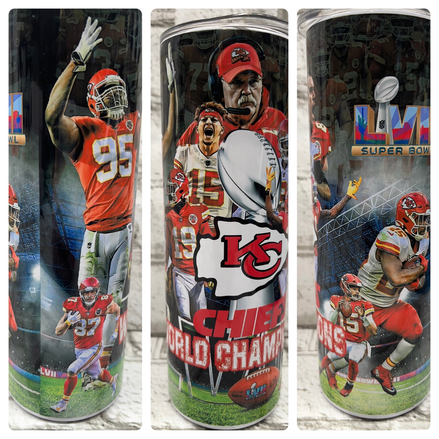 2024 Chiefs Super Bowl 20 Ounce Stainless steel Tumbler