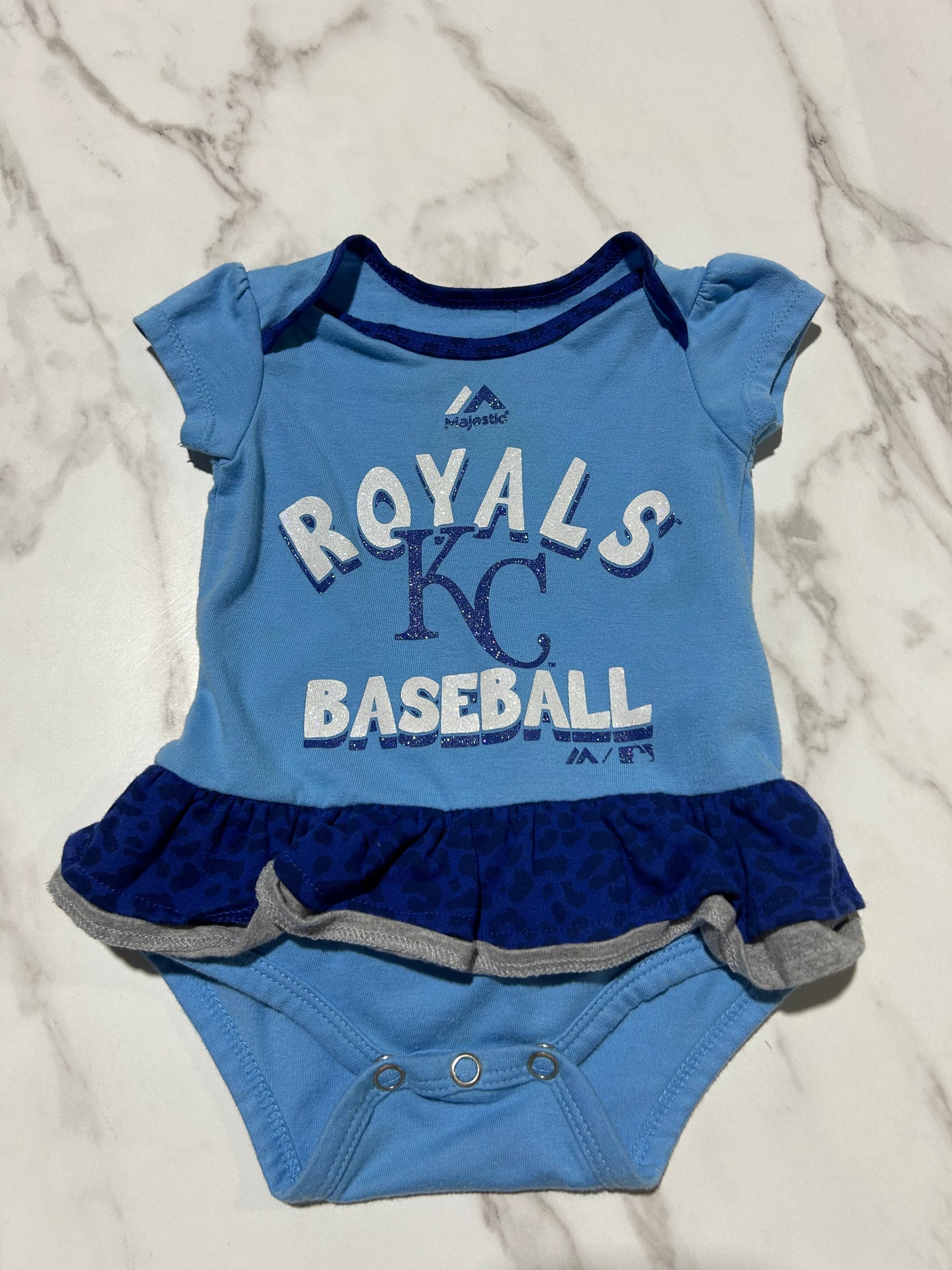 USED 0-3 Onesie - Royals
