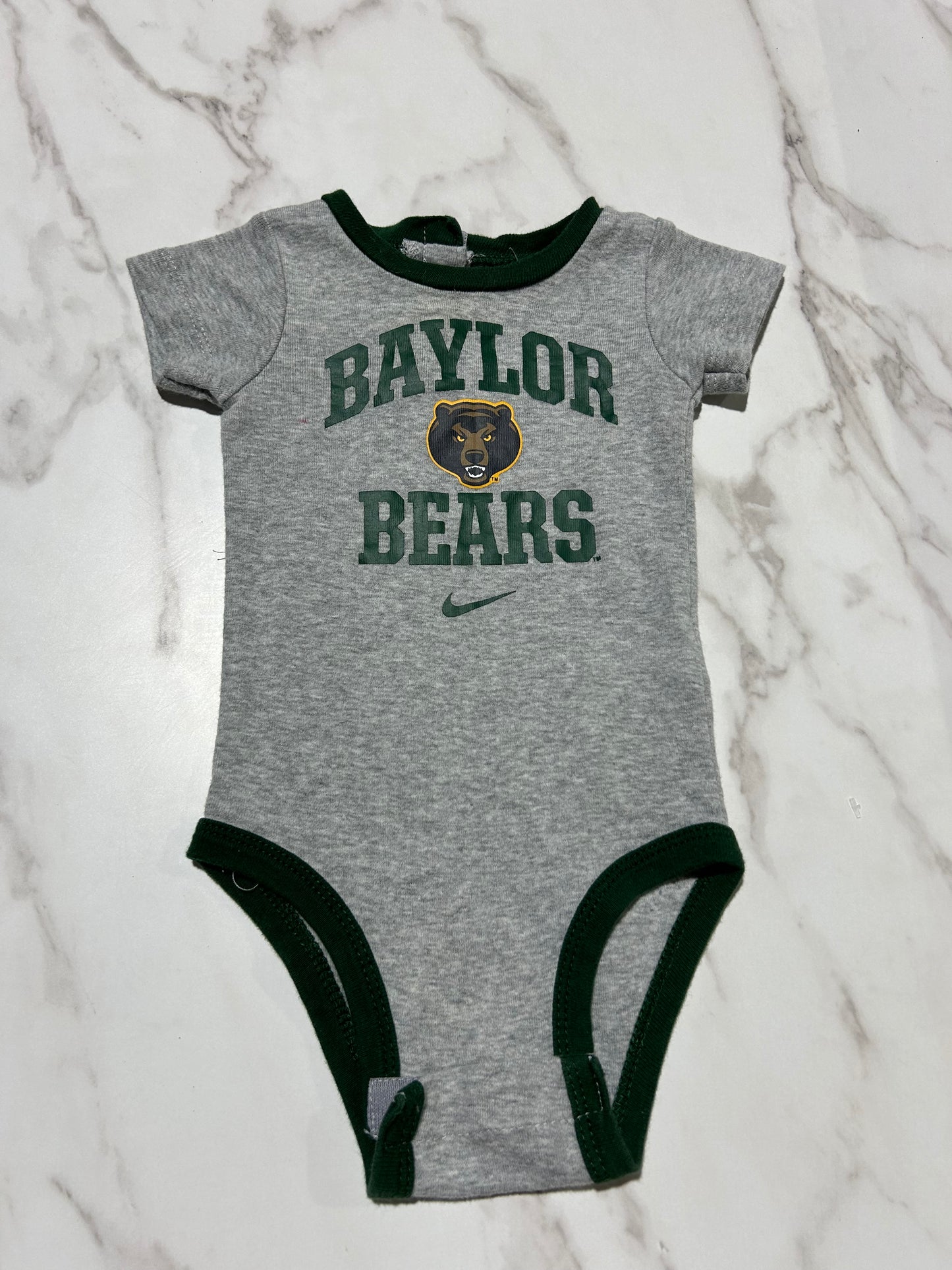 USED 3-6 Onesie - Baylor Bears - Nike