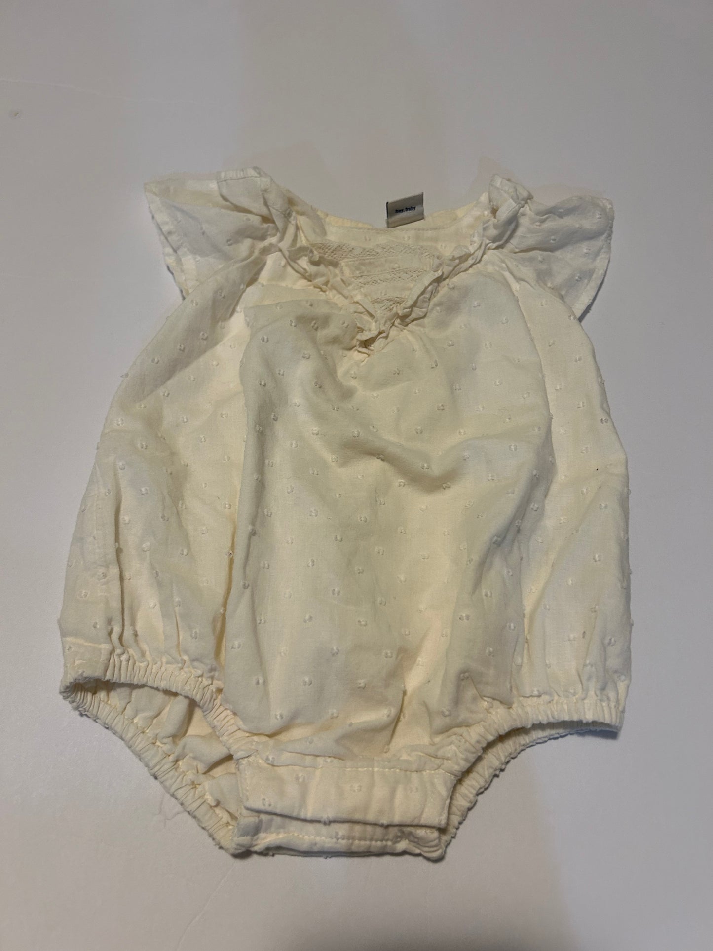 USED 3-6 onesie - old navy