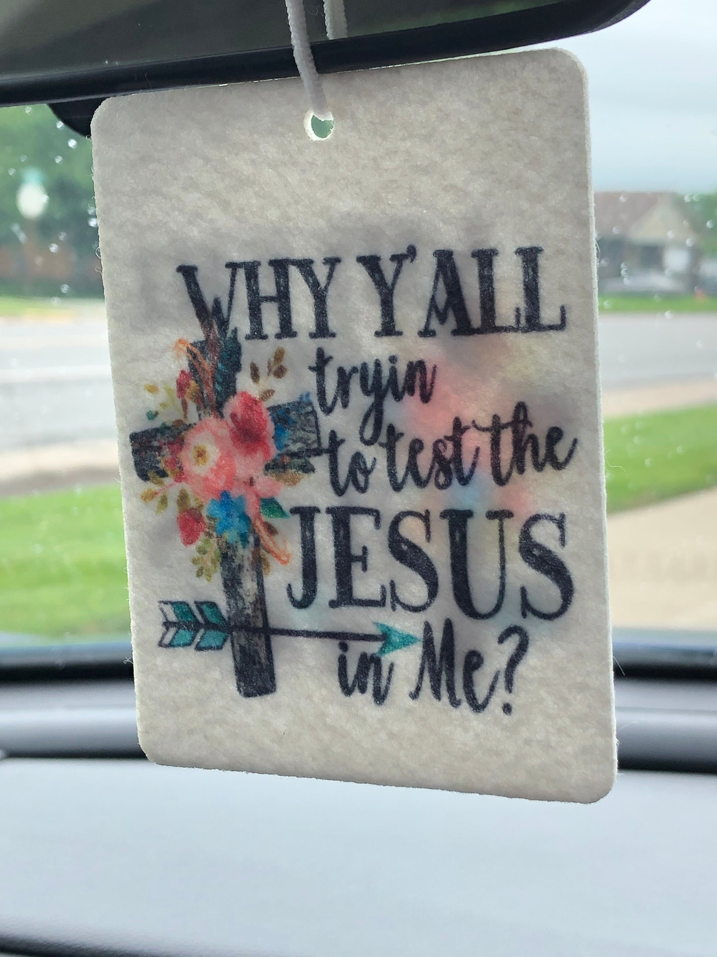 Jesus - Air Freshener- Car accessory - Gifts