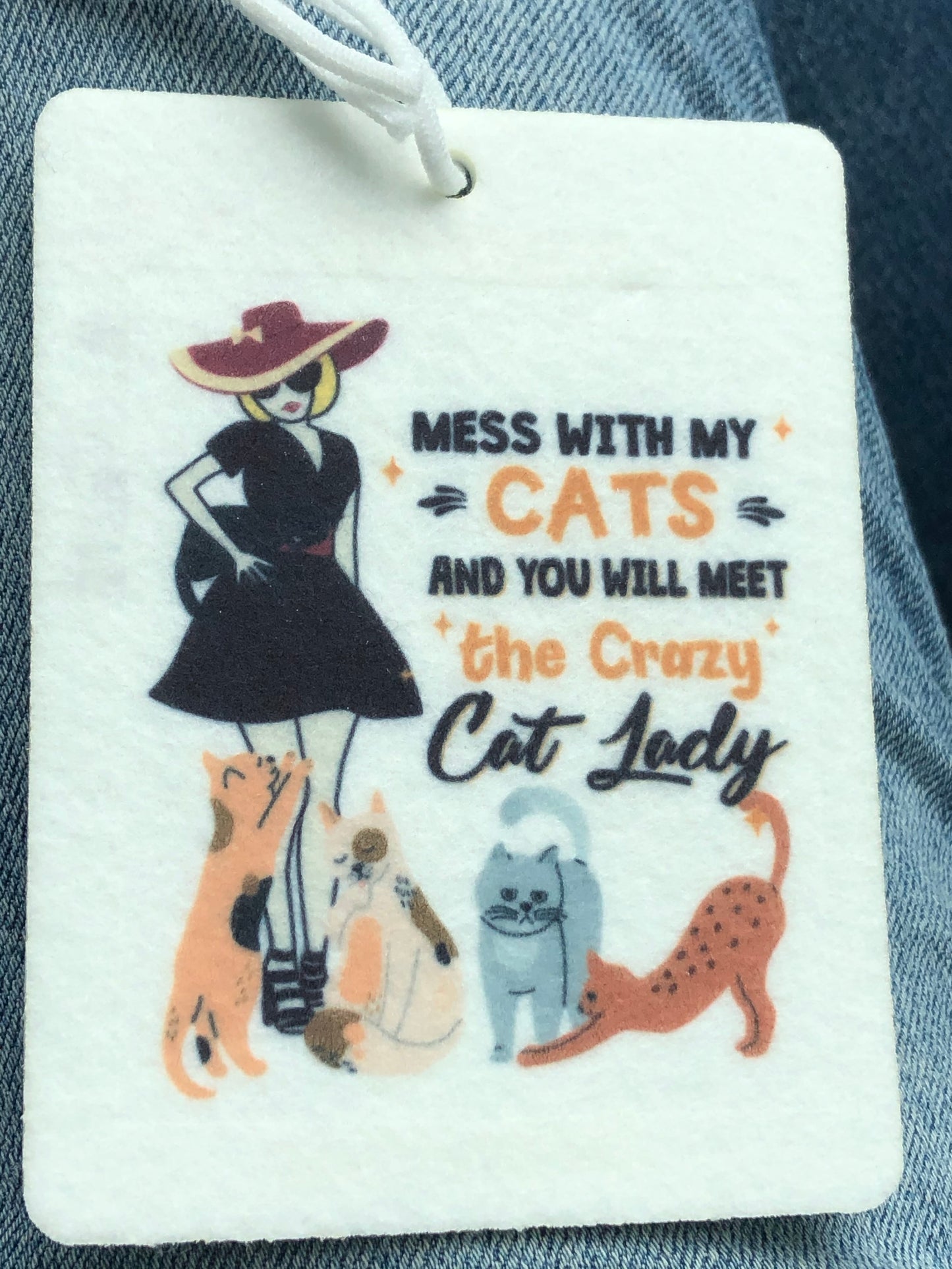 Cats - Air Freshener- Car accessory - Gifts