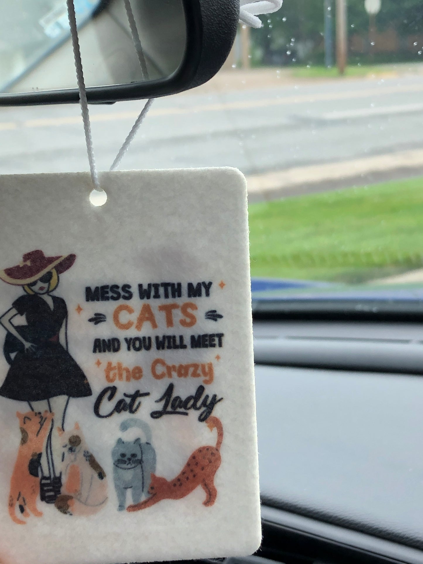 Cats - Air Freshener- Car accessory - Gifts