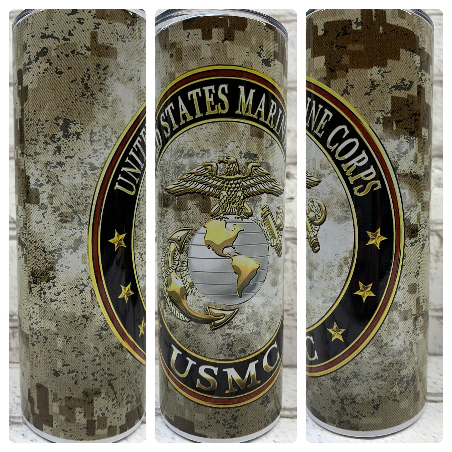 20 Ounce Skinny Tumbler - United States Marine Corp