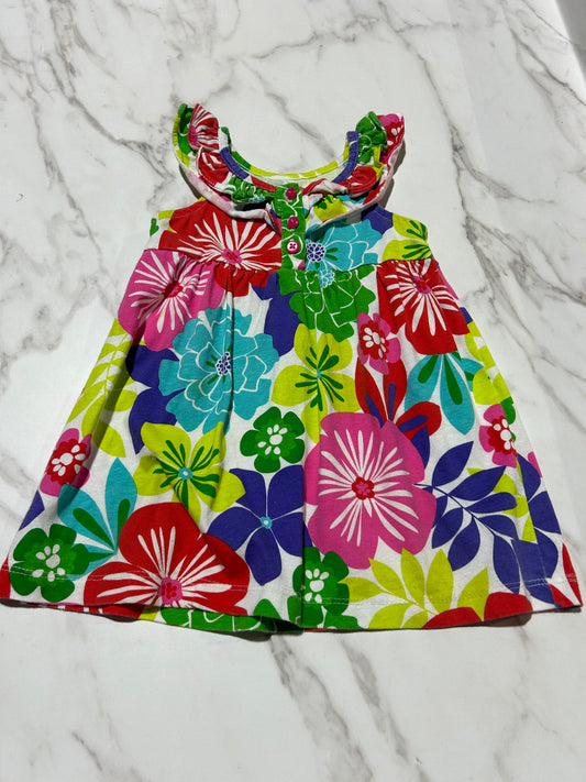 USED 12 Months Dress -  Flowers - Carters