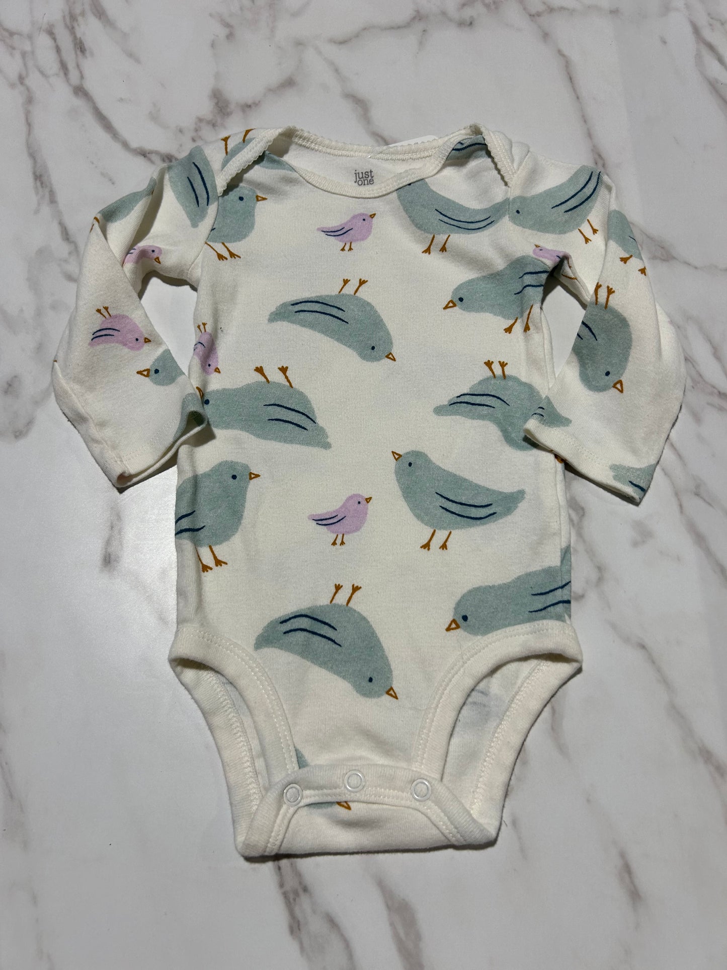 USED 12 Months Long Sleeve Onesie - Carters