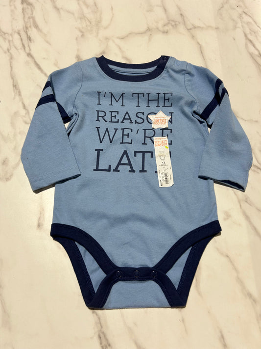 NEW 12 Months Long Sleeve Onesie - Jumping Beans