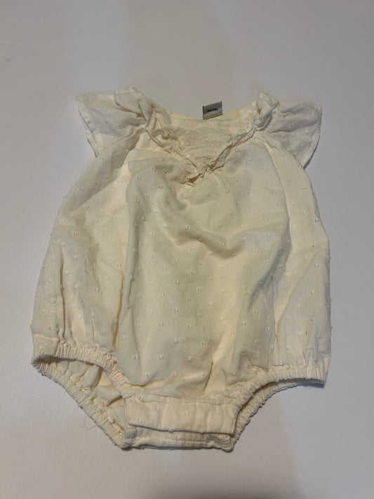 USED 3-6 onesie - old navy